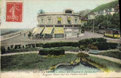 CPA Nice Havrais Hotel des Regates et Jardin du Palais