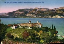 CPA Aix Les Bains Abbaye D'Hautecombe et la Chambotte