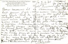 CPM Beaulieu Sur Mer Un Coin du Port Les villas En haut la moyenne corniche