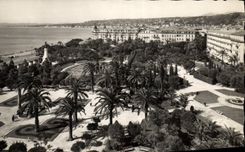 CPM Nice Les Jardins Albert 1er Le Theatre de verdure