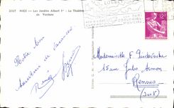 CPM Nice Les Jardins Albert 1er Le Theatre de verdure