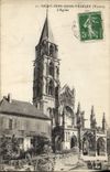 CPA Saint Pere Sous Vezelay L'Eglise