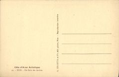 CPA Nice Un Coin des Jardins