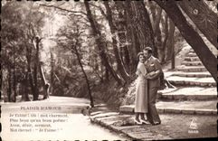 VINTAGE POSTCARD Pleasure Of Love Woman
