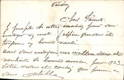 CPA Fantaisie Bonne annee