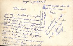 VINTAGE POSTCARD Fantasy Children Alsace Marianne