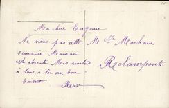 VINTAGE POSTCARD Fantasy River