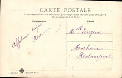 CPA Fantaisie La barque Moulin 