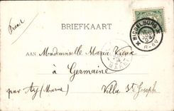 CPA Fantaisie Femme Zeeuwsche Boerin Zuid Beueland Folklore