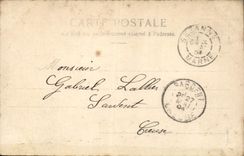 VINTAGE POSTCARD Fantaisie Woman Reads Fleurora