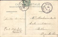 VINTAGE POSTCARD Fantasy Woman emabrquement the Boat