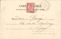 CPA Fantaisie La famille Durand au theatre Un passage tragique