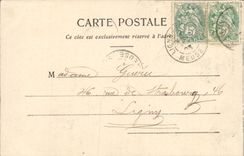 CPA Fantaisie La famille Durand au theatre Un passage gai