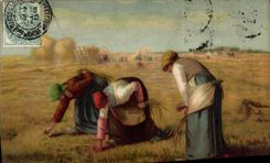 VINTAGE POSTCARD Glaneuses Fantasy