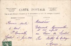 VINTAGE POSTCARD Fantasy Child wife Baby