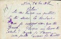 VINTAGE POSTCARD Fantasy Soft Woman memory