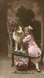 CPA Fantaisie Enfant Chein 