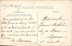 VINTAGE POSTCARD Fantasy Child wife Large mother