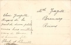 VINTAGE POSTCARD Fantasy Flower Rose