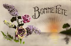 CPA Fantaisie Fleurs