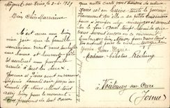 CPA Fantaisie Fleurs Fer a cheval