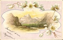 CPA Fantaisie Fleurs