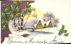 CPA Fantaisie Bonne annee