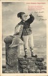 VINTAGE POSTCARD Fantasy Child Small sinning Neapolitan Folklore
