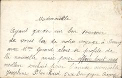 CPA Fantaisie Fleurs Fer a cheval