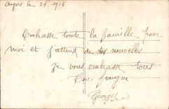 VINTAGE POSTCARD Fantasy Woman shivers of love