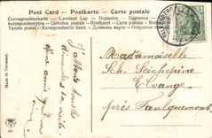 VINTAGE POSTCARD Fantaisie Woman Anchors of Hoffnung navy