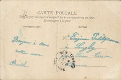 Hombre de Eugene de la fantasía de la POSTAL de la VENDIMIA