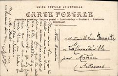 VINTAGE POSTCARD Fantasy Spring Woman of the Nasturtiums