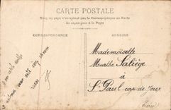 VINTAGE POSTCARD Fantasy Woman Miss Barlette