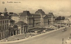 CPA Bruxelles Palais du roi