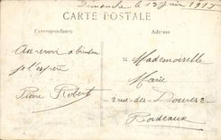 CPA Pierre Morains Village detruit par les Marais de St Gond Militaria