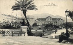 CPA Nice Les Jardins et le Casino