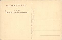 CPA Grenoble L'Eglise Saint Laurent