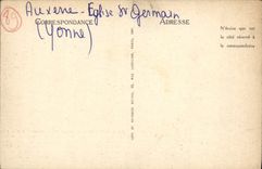 CPA Auxerre L'Eglise Saint Germain