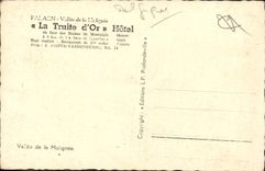 CPA Falen Vallee de la melignee la truite d'or Hotel