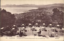 CPA Cannes Vue Prise du Plateau Observatoire de la Californie 