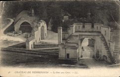 CPA Chateau De Pierrefonds Le Parc aux Cerfs