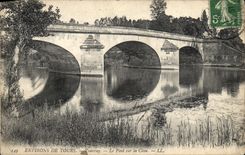 CPA Environs De Tours Vouvray Le Pont Sur la Cisse