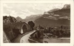CPA Dauphine Les ponts de Claix et le col de l'Arc