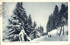 CPA Megeve La route du Mont d'Arbois