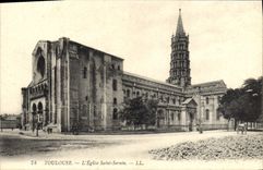 CPA Toulouse L'Eglise Saint Sernin