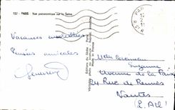 CPM Paris Vue Panoramique Sur La Seine