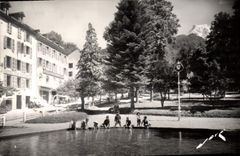 CPM Eaux Bonnes Le Jardin Darralde et le Ger