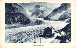 CPA Chamonix Mont Blanc La mer de glace