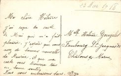 VINTAGE POSTCARD Want Happiness Woman Clover